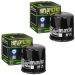 Hiflofiltro 2 Pack Oil Filter For Harley & Indian Models (All Except Scout Standard Filters) HF175