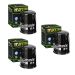 Hiflofiltro HF196 Oil Filter 3 Pack Polaris Frontier Touring Sportsman 600 700