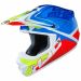 2022 HJC CS-MX 2 Full Face MX Motocross Offroad ATV DOT Helmet - Pick Size/Color-LG-Ellusion - Blue/Red/Hi Viz Yellow