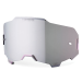 100% Armega Goggle Replacement Lens -Hiper Silver Mirror