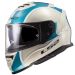 LS2 Assault Paragon Full Face Motorcycle Helmet Metallic Khaki/Turquiose XL