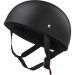 2021LS2 Stripper Solid Half Face Motorcycle Helmet - Pick Size-Matte Black-MD