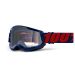2021 100% Strata 2 Clear Lens MX Motocross Offroad Goggles-Masego-Clear