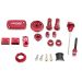 Moose Racing Bling Pack Billet Aluminum Red For Honda - 1231-0902
