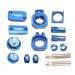 Moose Racing Bling Pack Billet Aluminum Blue For Husqvarna - 1231-0926