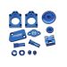 Moose Racing Bling Pack Billet Aluminum Blue For Yamaha - 1231-0906
