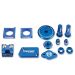 Moose Racing Bling Pack Billet Aluminum Blue For Yamaha - 1231-0907