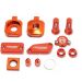 Moose Racing Bling Pack Billet Aluminum Orange For KTM - 1231-0924