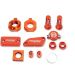 Moose Racing Bling Pack Billet Aluminum Orange For KTM - 1231-0923