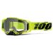 2021 100% Armega Clear Lens MX Motocross Offroad Goggles - Pick Color-Clear-Nuclear Citrus