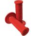 ODI Mini MX 7/8 Half Waffle Black Grips-Red