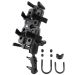 RAM Motorcycle Handlebar Mount w/ Rugged Finger-Grip Cradle RAM-B-174-UN4U