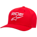 Alpinestars Ride 2.0 Flexfit Hat-Red/White-LG/XL
