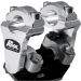 Rox Universal Aluminum 2 Inch Pivoting Handlebar Riser For 7/8 Bars Clamps