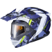 2020 Scorpion EXO-AT950 Outrigger Dual Lens Adventure Touring/Dual Sport Helmet-Matte Blue-XL