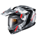 2020 Scorpion EXO-AT950 Outrigger Dual Lens Adventure Touring/Dual Sport Helmet-White/Grey-2XL