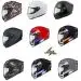 Scorpion EXO-R420 Full Face Street Motorcycle Helmet - Pick Size & Color[Pace Blue,XL]