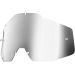 100% Strata MX / Racecraft / Accuri Replacement Mirror Lens-Silver Mirror
