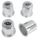 ITP Chrome Wheel Center Cap For ATV & UTV (Set Of 4 )