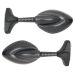 Universal Snowmobile Carbon Fiber Look Mirror Set Arctic Cat Polaris Ski-Doo
