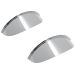 Drag Specialties 4 1/2" Chrome Spotlights Visor 2001-0370