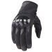2021 ICON Stormhawk CE Street Riding Motorcycle Gloves - Pick Size / Black-XL