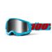 2021 100% Strata 2 Mirror Lens MX Motocross Offroad Goggles-Summit-Silver Mirror
