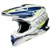 2020 Shoei VFX-EVO Allegiant MX Motocross Offroad Helmet - Pick Size & Color-White/Blue/Yellow Fluo-SM
