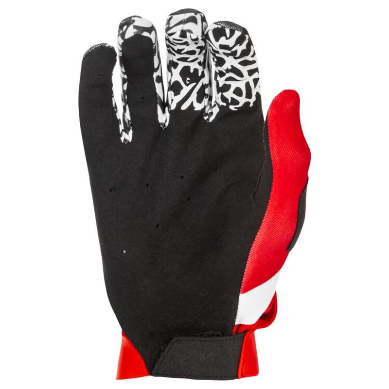 Fly Racing Pro Lite Dbk Motocross Offroad Black/White/Red Gloves-280477