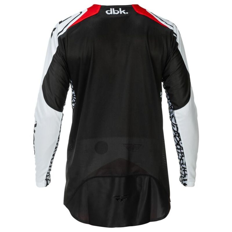 Fly Racing Evolution Dst Dbk Motocross Offroad Black/White/Red Jersey-280229