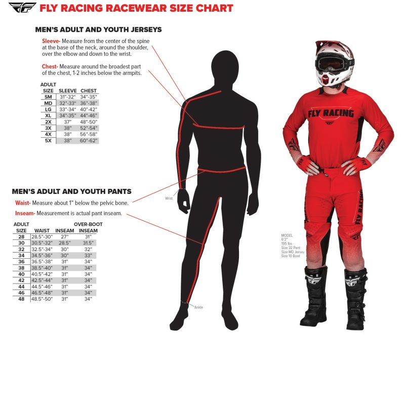 Fly Racing Evolution Dst Dbk Motocross Offroad Black/White/Red Pants-280358