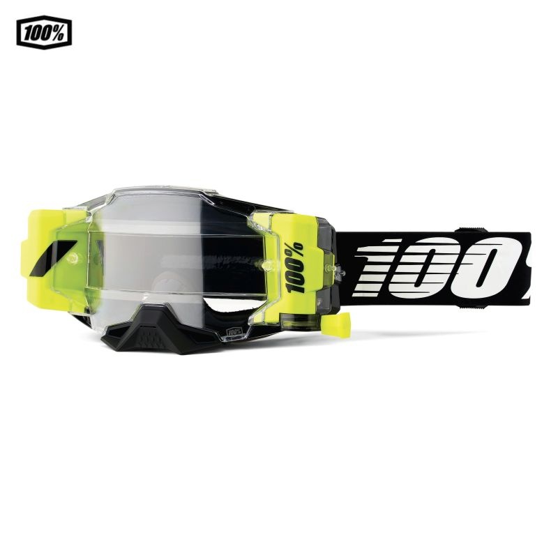 100% Armega Forecast MX Motocross Offroad Adult Black Goggles-0