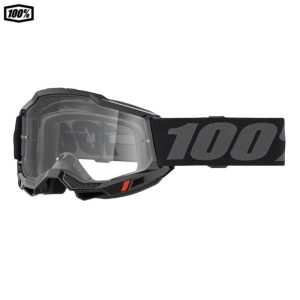 100% Accuri 2 OTG MX Motocross Offroad Adult Black Goggles -0