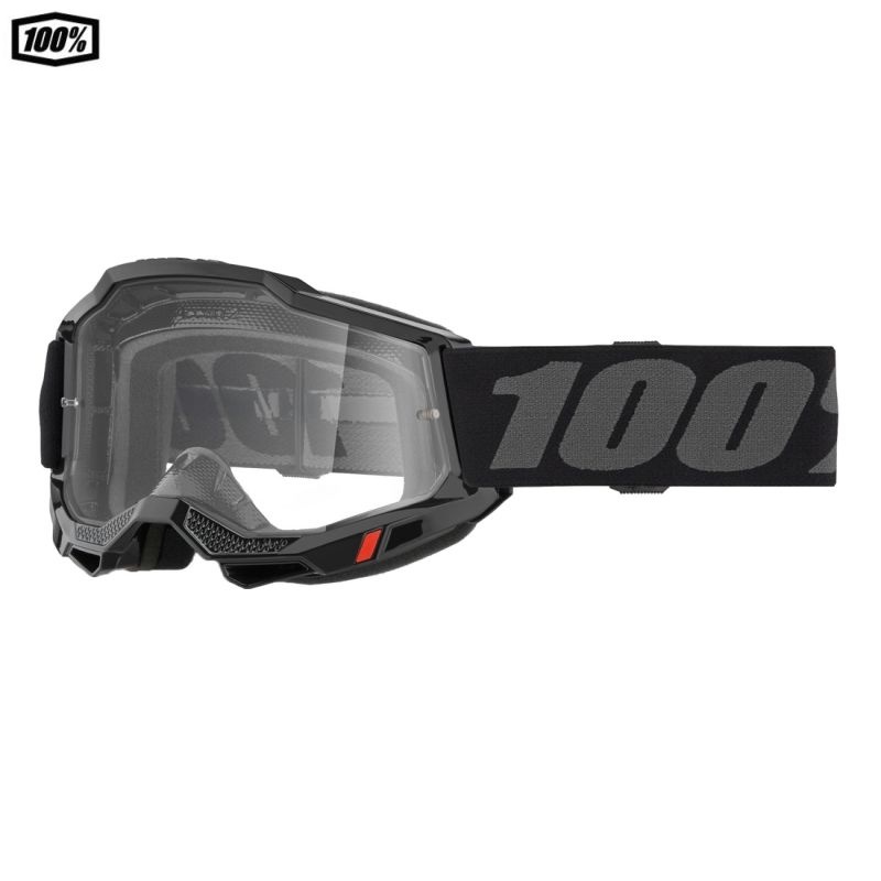 100% Accuri 2 OTG MX Motocross Offroad Adult Black Goggles -0