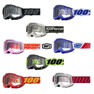 100% Accuri 2 MX Motocross Offroad Adult Goggles - Pick Color-0