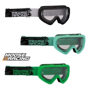 Moose Racing Qualifier Clear Lens MX Motocross Offroad Youth Goggles -Pick Color-0