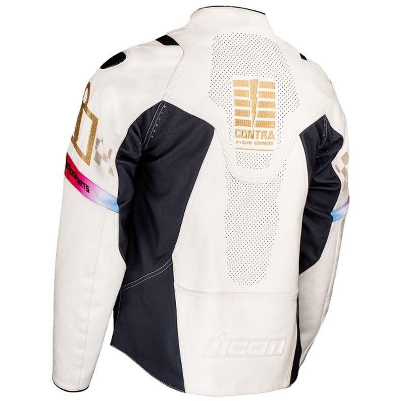 Icon Contra3 Leather Rizz Rizz Street Motorcycle Jacket - Pick Size & Color-281371