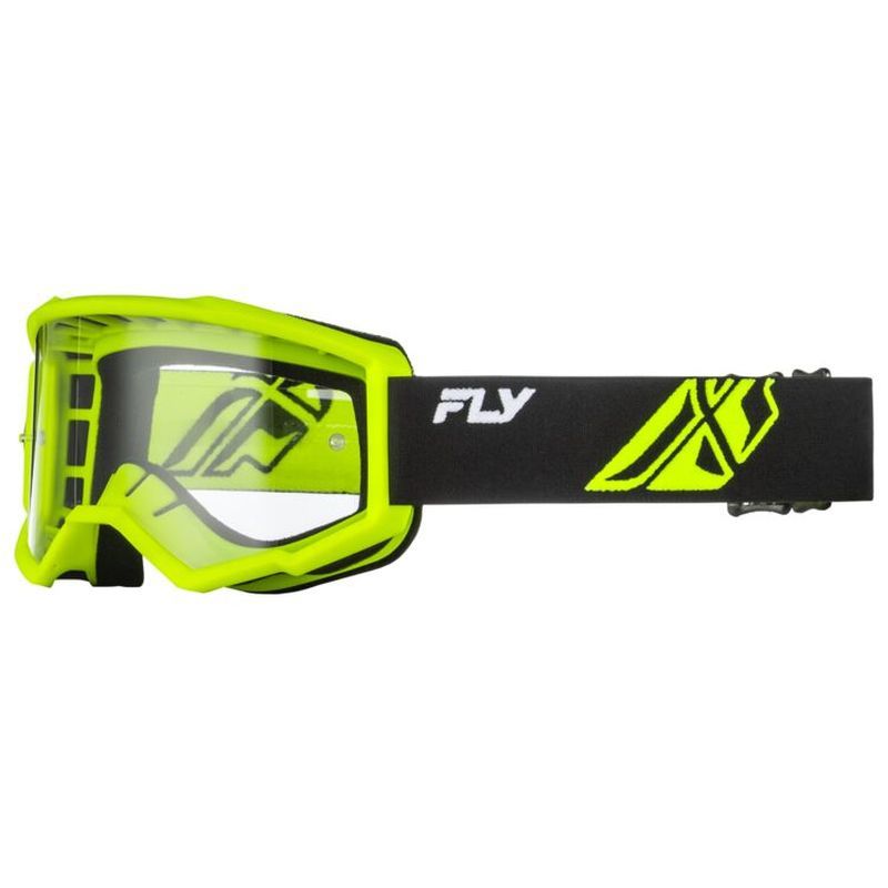Fly Racing Focus Clear Lens Motocross Offroad ATV Youth Goggles - Pick Color-282209