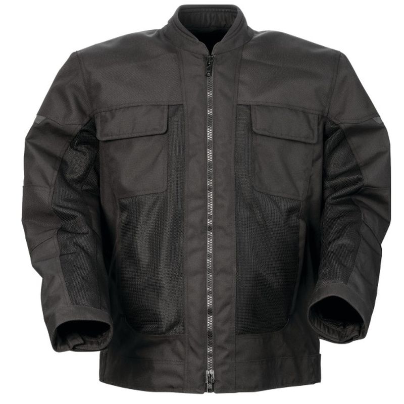 Z1R Impulse Street Motorcycle Riding Black Jacket - Pick Size -284125