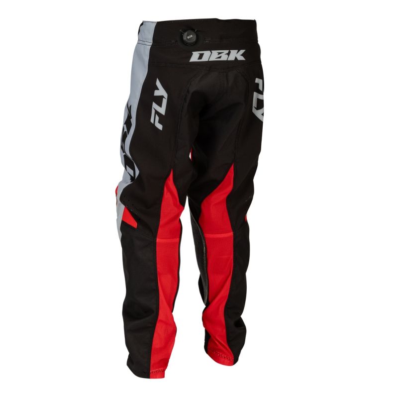 Fly Racing Kinetic DBK Youth Motocross Offroad Grey/Black/Red Pant - Pick Size-284686