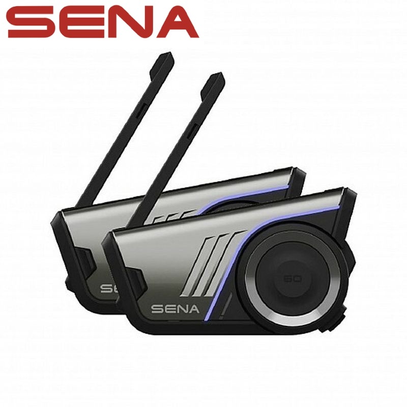Sena 60S Dual Pack Motorcycle Helmet Bluetooth Intercom Headset 60S-01D-0
