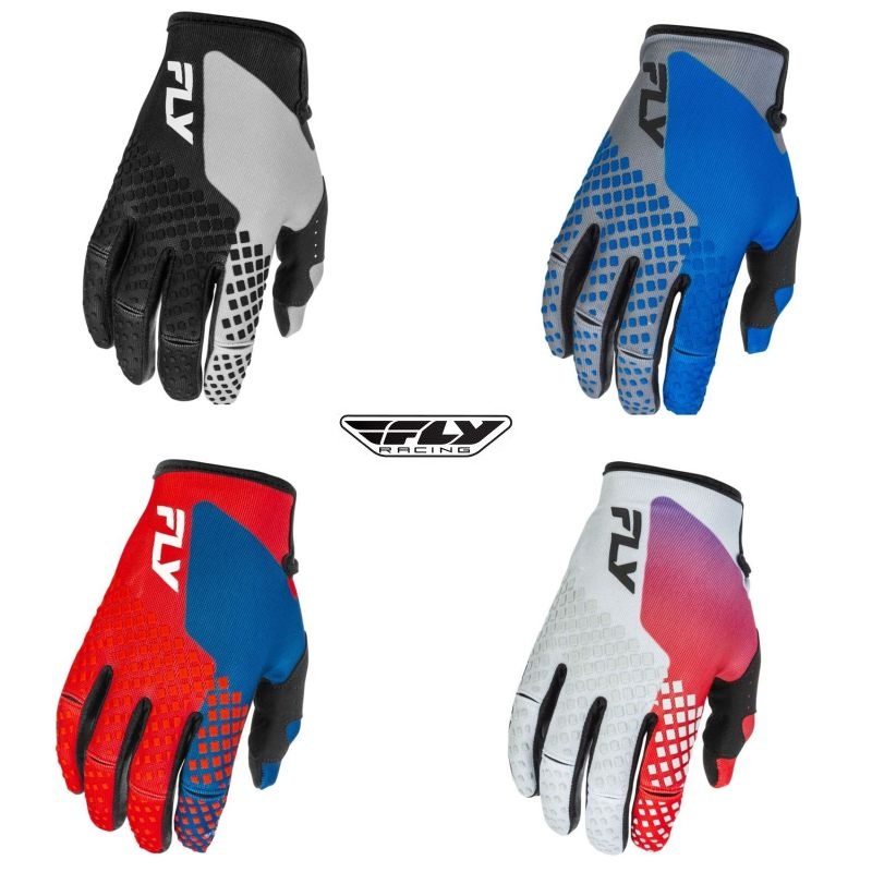 Fly Racing Kinetic Youth MX Motocross Offroad ATV Gloves - Pick Size & Color-0