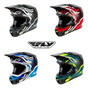 Fly Racing Formula S Carbon Byte Motocross Offroad Helmets - Pick Size & Color-0