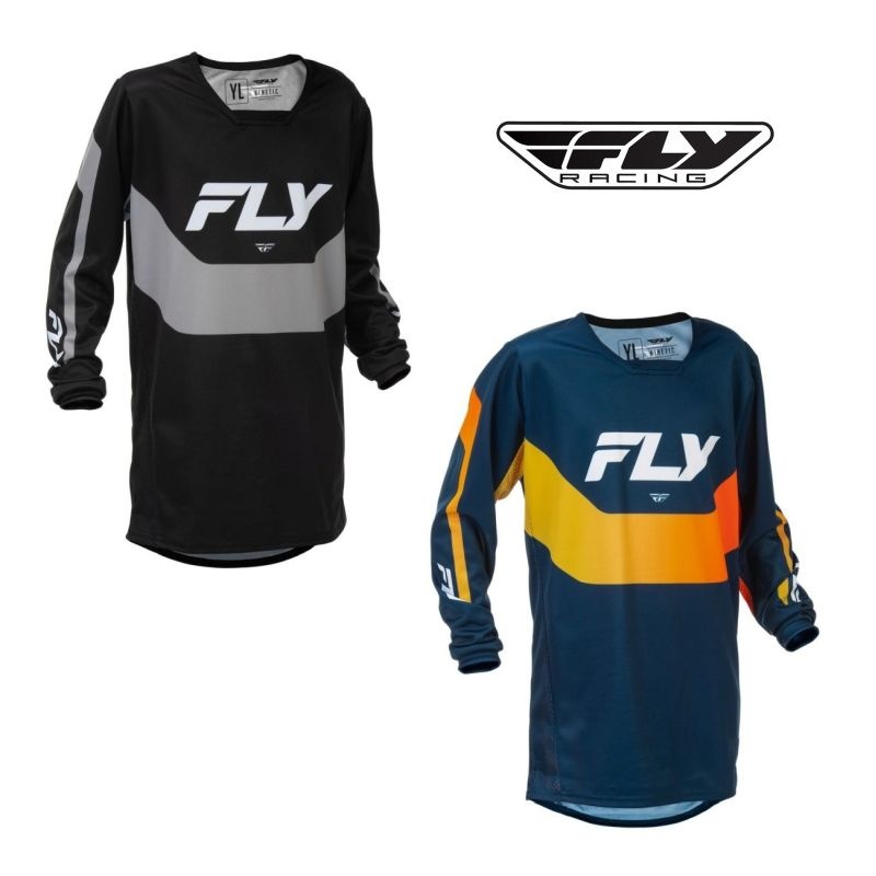 Fly Racing Kinetic Youth Motocross Offroad Jerseys - Pick Size & Color-0