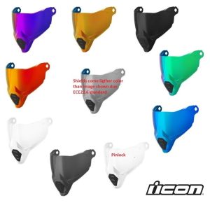 Icon Ultraflite Replacement Face Shield Helmet - Pick Color-0