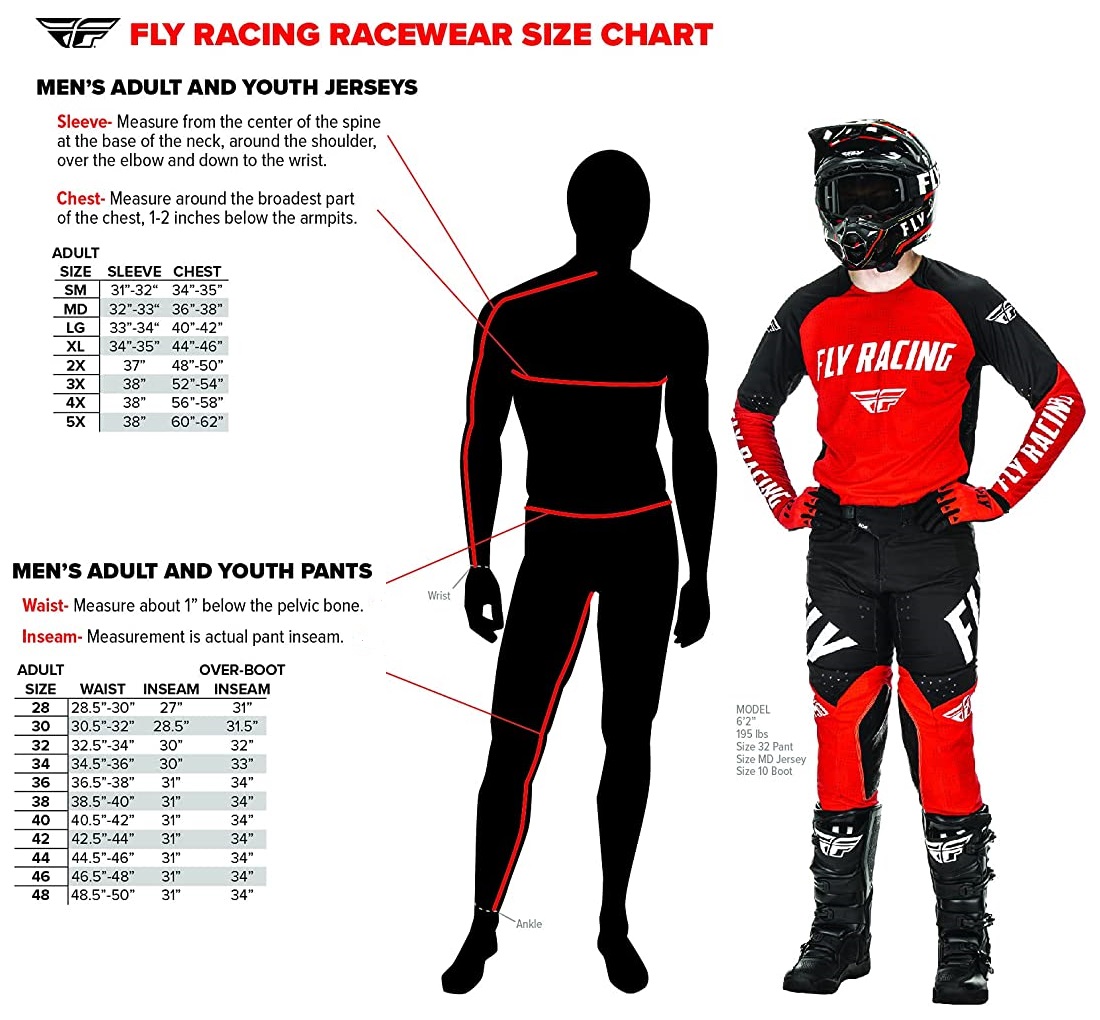 Fly Racing Kinetic DBK Youth Motocross Offroad Grey/Black/Red Pant - Pick Size-284684