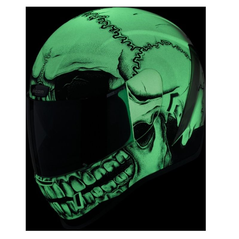 Icon Airform Crestfallen Full Face Street Motorcycle White Helmet -Pick Size-282976