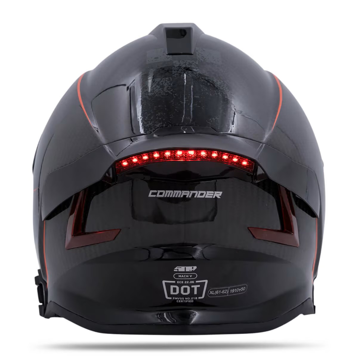 509 Mach V Carbon Commander Full Face Street Motorcycle - Pick Size & Color-286231