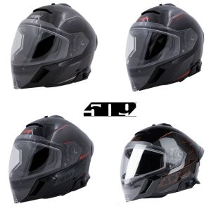 509 Mach V Carbon Commander Full Face Street Motorcycle - Pick Size & Color-0